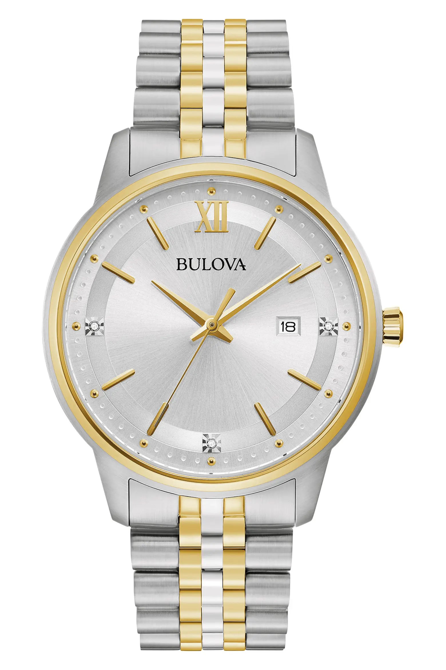 Bulova Classic Diamond Accent Two-Tone